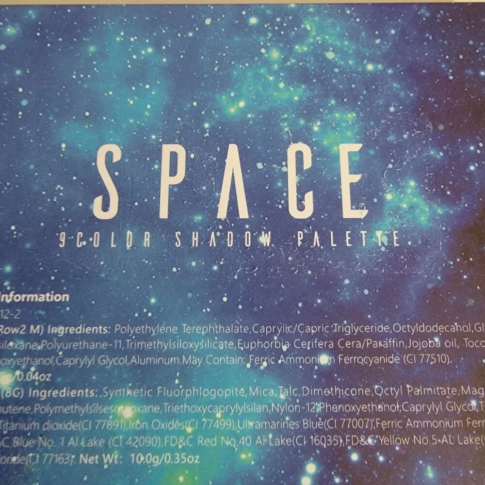 Space Rider Blue Eyeshadow Palette